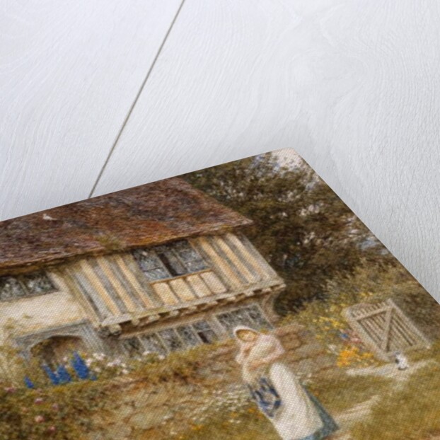 Beside the Old Church Gate Farm, Smarden, Kent by Helen Allingham