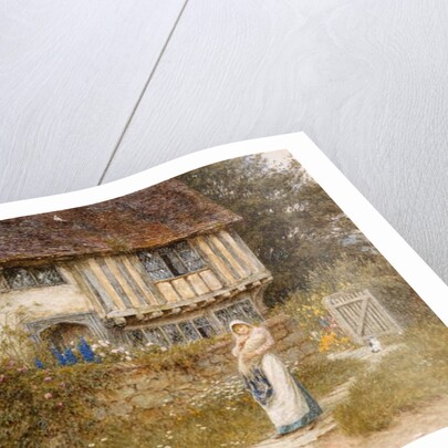 Beside the Old Church Gate Farm, Smarden, Kent by Helen Allingham