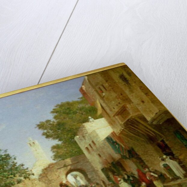 An Arab Street Scene, 1872 by Honore Boze