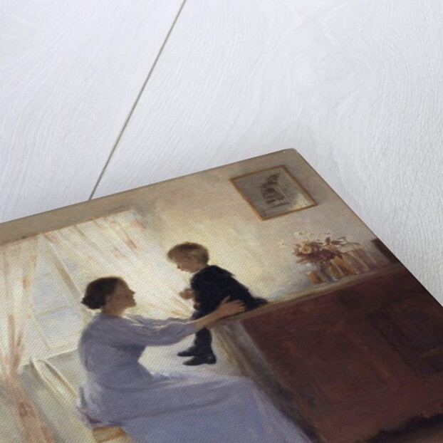 A Mother and Child in an Interior, 1898 by Peter Vilhelm Ilsted