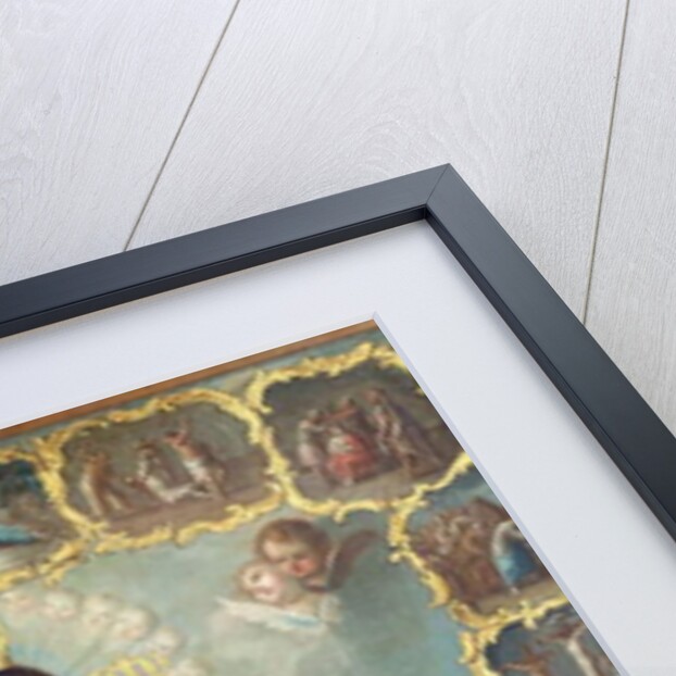 The Immaculate Conception with the Fifteen Mysteries of the Rosary by Miguel Cabrera