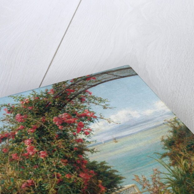 A Garden by the Sea by Frank William Warwick Topham