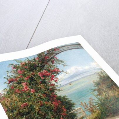 A Garden by the Sea by Frank William Warwick Topham