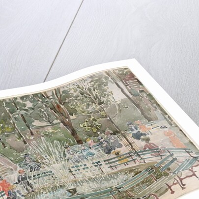 Fountain, Central Park by Maurice Brazil Prendergast