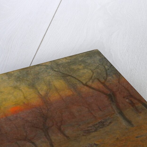 Gathering Wood, Montclair, New Jersey, 1889 by George Snr. Inness