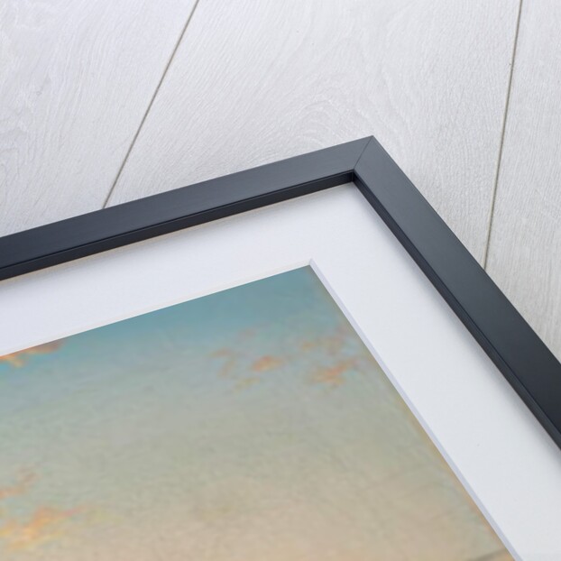 The U.S.S. Ohio Under Tow in the Lower Bay, New York with a View of Fort Hamilton by James E. Buttersworth