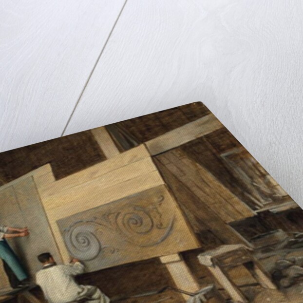 Artist Executing Designs for the Worlds Columbian Exposition, Chicago, 1893, 1894 by Charles Yardley Turner