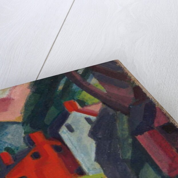 View of Lehnenburg, Pennsylvania, 1914 by Oscar Florianus Bluemner