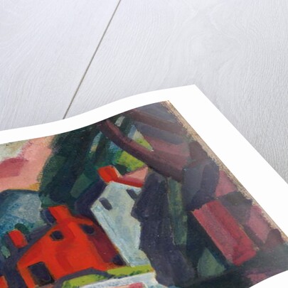 View of Lehnenburg, Pennsylvania, 1914 by Oscar Florianus Bluemner