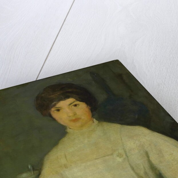 Girl with Pan by Charles Webster Hawthorne