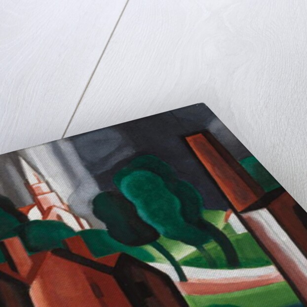 New Hampshire Town, 1931 by Oscar Florianus Bluemner