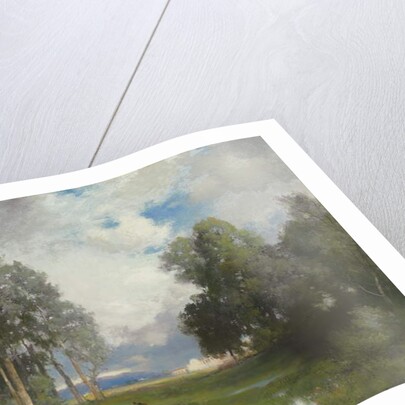 Santa Barbara Mission, 1916 by Thomas Moran