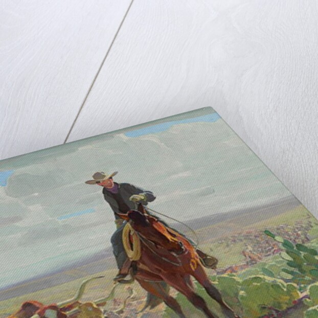 Texas of Old, c.1930 by William Herbert 'Buck' Dunton