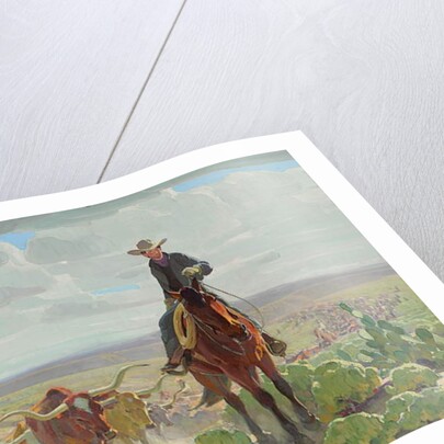 Texas of Old, c.1930 by William Herbert 'Buck' Dunton