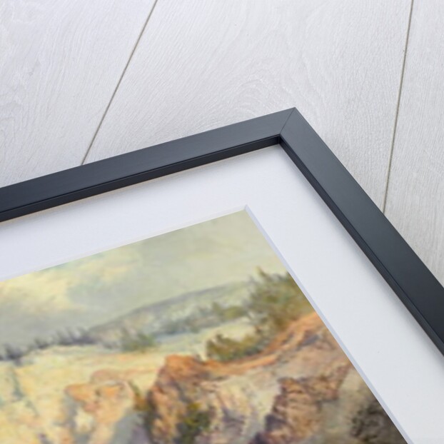 A Passing Shower in the Yellowstone Canyon, 1903 by Thomas Moran