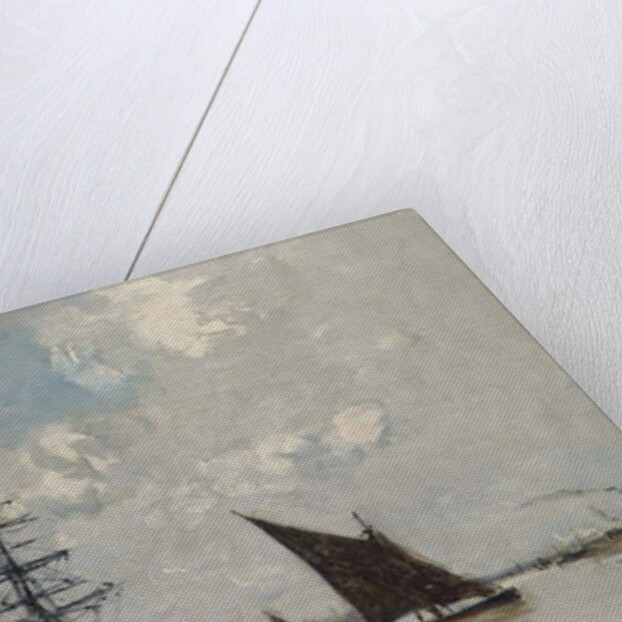 Ships on the Thames by Frank Myers Boggs