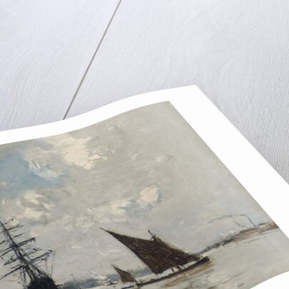 Ships on the Thames by Frank Myers Boggs