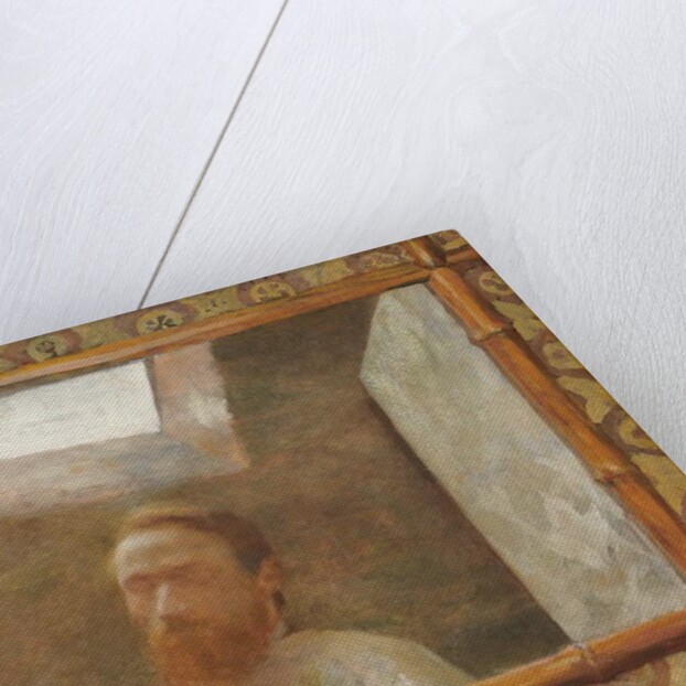 Self Portrait with a Bamboo Mirror; Autoportrait au miroir de bambou, c.1890 by Edouard Vuillard