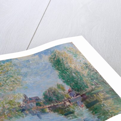 Spring in Moret-sur-Loing; Le printemps a Moret sur Loing, 1891 by Alfred Sisley