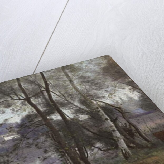 Ville d'Avray: The Lake Seen Through Foliage, 1865-1870 by Jean Baptiste Camille Corot