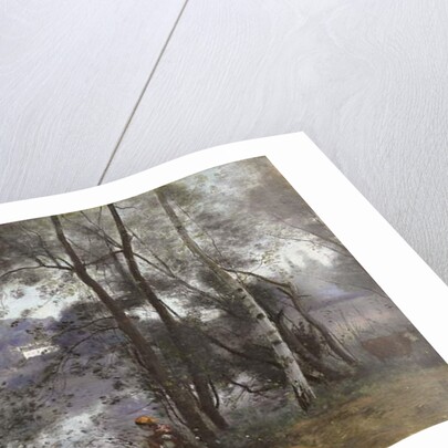 Ville d'Avray: The Lake Seen Through Foliage, 1865-1870 by Jean Baptiste Camille Corot