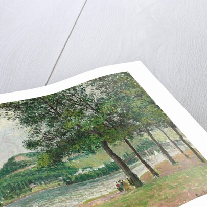 The Cours-la-Reine at Rouen, Overcast; Le Cours-la-Reine a Rouen, Temps Gris, 1898 by Camille Pissarro