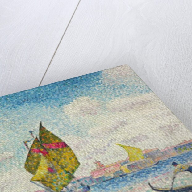 Sailboats on Giudecca or Venice, Marine; Barques a voiles sur la Giudecca or Venise, Marine, 1903-1905 by Henri-Edmond Cross