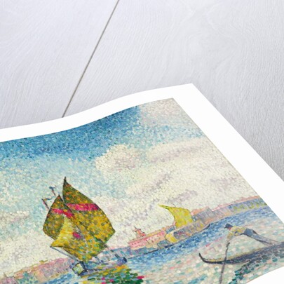 Sailboats on Giudecca or Venice, Marine; Barques a voiles sur la Giudecca or Venise, Marine, 1903-1905 by Henri-Edmond Cross