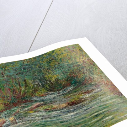 The River Epte at Giverny, Summer; La riviere de l'Epte a Giverny, l'ete, 1884 by Claude Monet