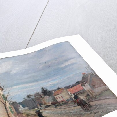 The Road to Louveciennes, 1872 by Camille Pissarro