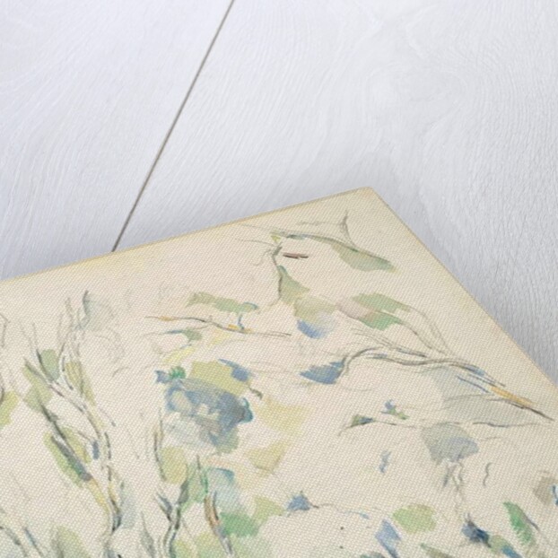 Wells and a Winding Path in the Chateau Noir Park; Puits et route tournante dans le parc de Chateau Noir, c.1900 by Paul Cezanne