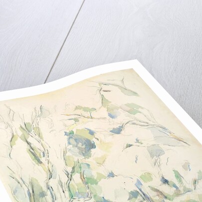 Wells and a Winding Path in the Chateau Noir Park; Puits et route tournante dans le parc de Chateau Noir, c.1900 by Paul Cezanne