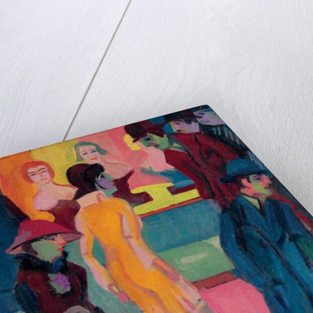 Street Scene by the Barber Shop, 1926 by Ernst Ludwig Kirchner