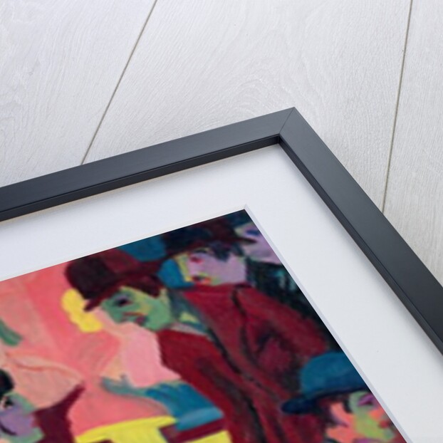 Street Scene by the Barber Shop, 1926 by Ernst Ludwig Kirchner