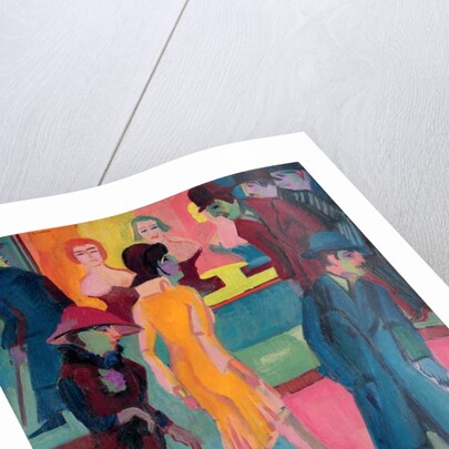 Street Scene by the Barber Shop, 1926 by Ernst Ludwig Kirchner