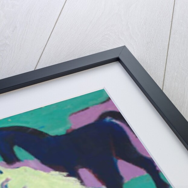 Three Horses; Drei Pferde, c.1923 by Ernst Ludwig Kirchner