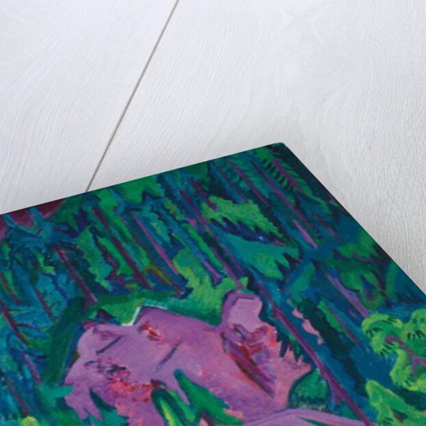 Quarry at Wildboden; Steinbruch bei Wildboden, c.1923 by Ernst Ludwig Kirchner