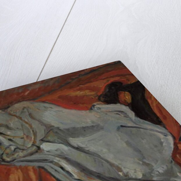 Woman Lying on a Red Couch; Femme couchee sur un Divan Rouge, c.1916 by Chaim Soutine