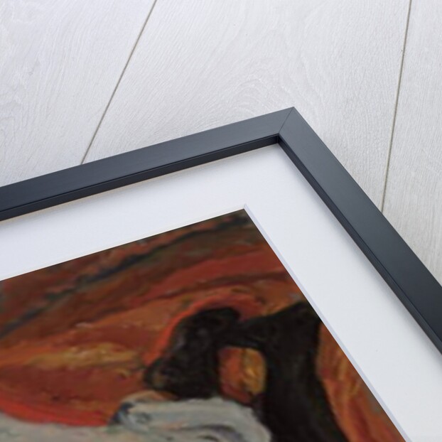 Woman Lying on a Red Couch; Femme couchee sur un Divan Rouge, c.1916 by Chaim Soutine