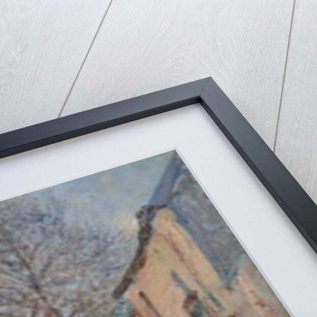 Snow in Limetz; Effet de neige a Limetz, 1886 by Claude Monet