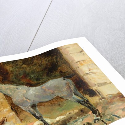 Tethered Horse; Cheval attache, c.1881 by Henri de Toulouse-Lautrec