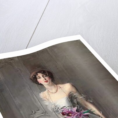 Portrait of Madame Eugene Doyen; Ritratto di Madame Eugene Doyen, 1910 by Giovanni Boldini