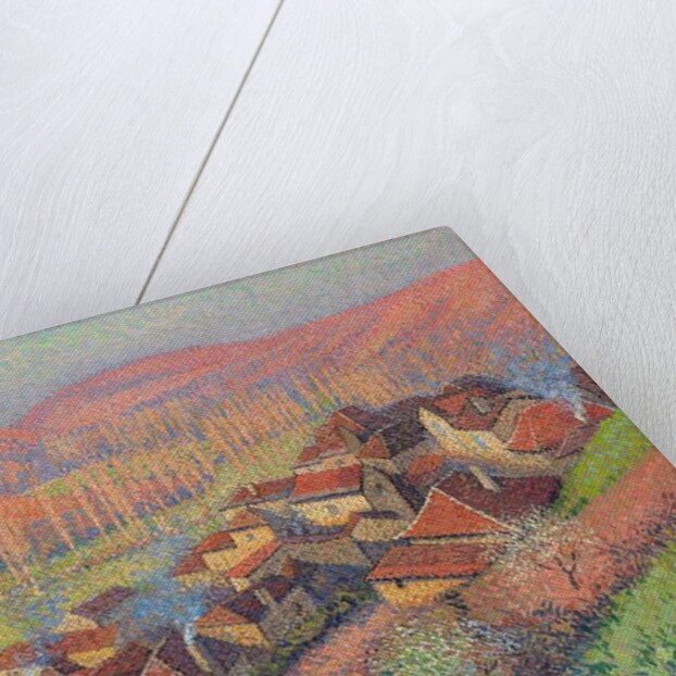 View of the centre of Labastide du Vert; Vue du centre de Labastide du Vert, c.1940 by Henri Jean Guillaume Martin