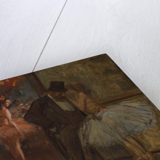 Dancer and Abonne, at the Opera; Danseuse et Abonne, a l'opera, c.1905 by Jean Louis Forain