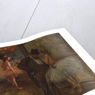 Dancer and Abonne, at the Opera; Danseuse et Abonne, a l'opera, c.1905 by Jean Louis Forain