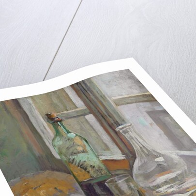 Still Life with Bottle and Jug; Nature morte avec bouteille et carafe, c.1889-1890 by Edouard Vuillard