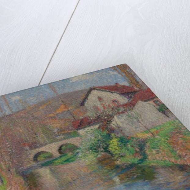 Labastide du Vert Bridge Viewed from Downstream by Henri Martin