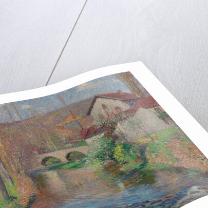 Labastide du Vert Bridge Viewed from Downstream by Henri Martin