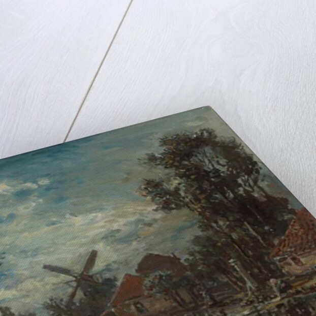 Moonlight on the Estuary, Holland; Effet de lune sur l'estuaire, Hollande, 1867 by Johan-Barthold Jongkind