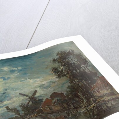 Moonlight on the Estuary, Holland; Effet de lune sur l'estuaire, Hollande, 1867 by Johan-Barthold Jongkind